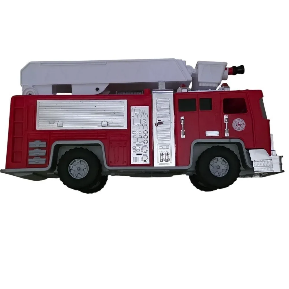 Red Fire Department Toy Truck Light Up And Sound